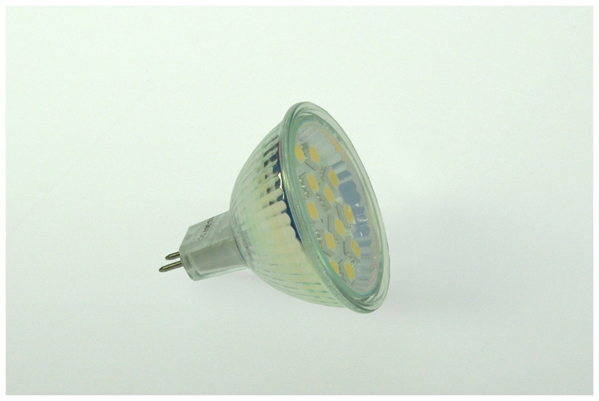 Bild von LED-Spot MR16, 2.2W/12 + 24 VoltDC Schutzglas