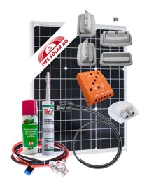 Zeige Details für Camper Solar Set 50W Bild von Camper Solar Set 50W