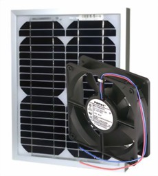 Zeige Details für Solar-Ventilator Set 10, 12 VDC / 3.1 W, 140 m3/h Bild von Solar-Ventilator Set 10, 12 VDC / 3.1 W, 140 m3/h
