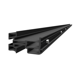 Zeige Details für Fassadensystem Unten, schwarz eloxiert, 4575mm Bild von Fassadensystem Unten, schwarz eloxiert, 4575mm