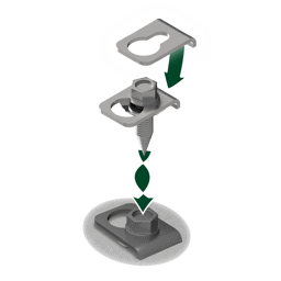 Zeige Details für Potential-Ausgleichsblech für Trapez-Systeme Bild von Potential-Ausgleichsblech für Trapez-Systeme