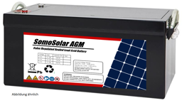 Zeige Details für AGM Batterie SomoSolar 260Ah/12V Bild von AGM Batterie SomoSolar 260Ah/12V