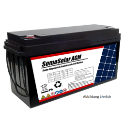 Zeige Details für AGM Batterie SomoSolar 150Ah/12V Bild von AGM Batterie SomoSolar 150Ah/12V