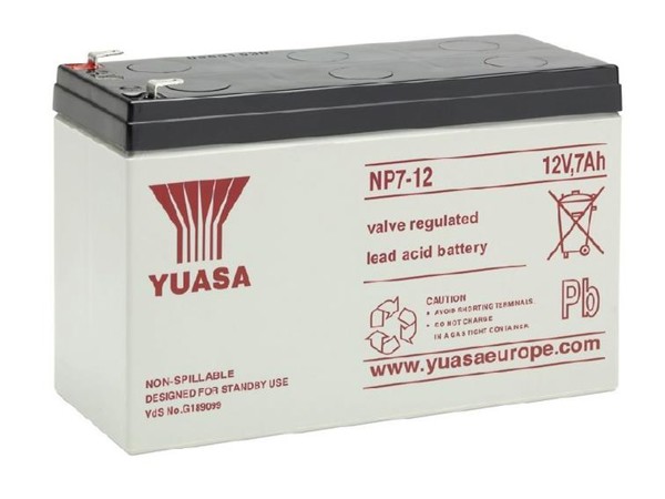 Bild von Batterie YUASA NP 7 - 12