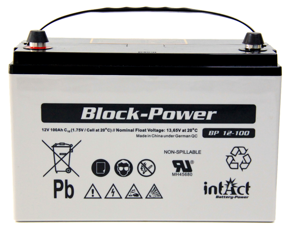 Bild von AGM Batterie Intact Block-Power 100Ah/12V
