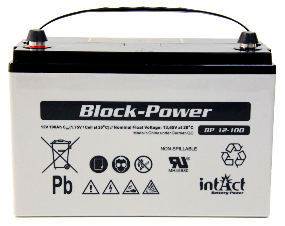 AGM Batterie Intact Block-Power 100Ah/12V