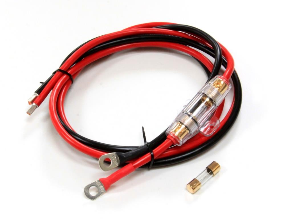 Bild von Batterie-Kabel für Laderegler 2 x 16 mm2, mit Sicherung
