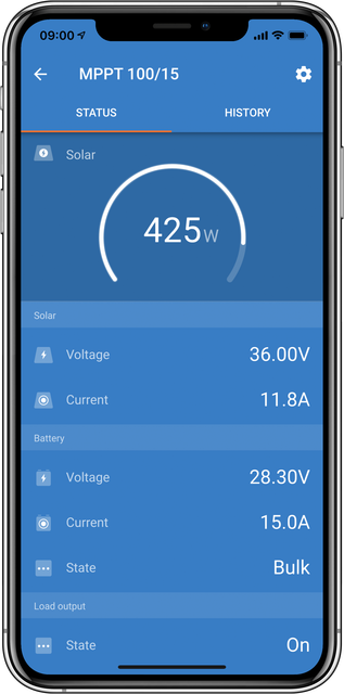 Victron Solar-Laderegler 100/20 Erstbetrieb und