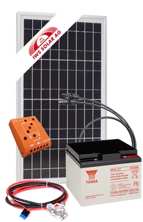 Bild von Insel Solar Set 20W - 12 Volt Inselanlage