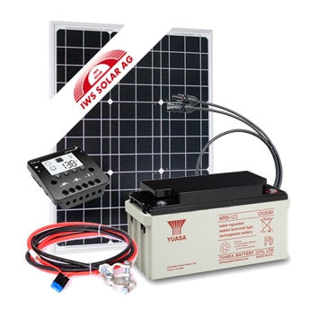 Bild von Insel Solar Set 50W - 12 Volt Inselanlage