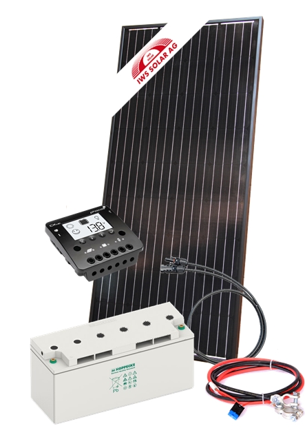 Solar Set 195 - Autarke Solaranlage, Komplettsystem, Solarbausatz