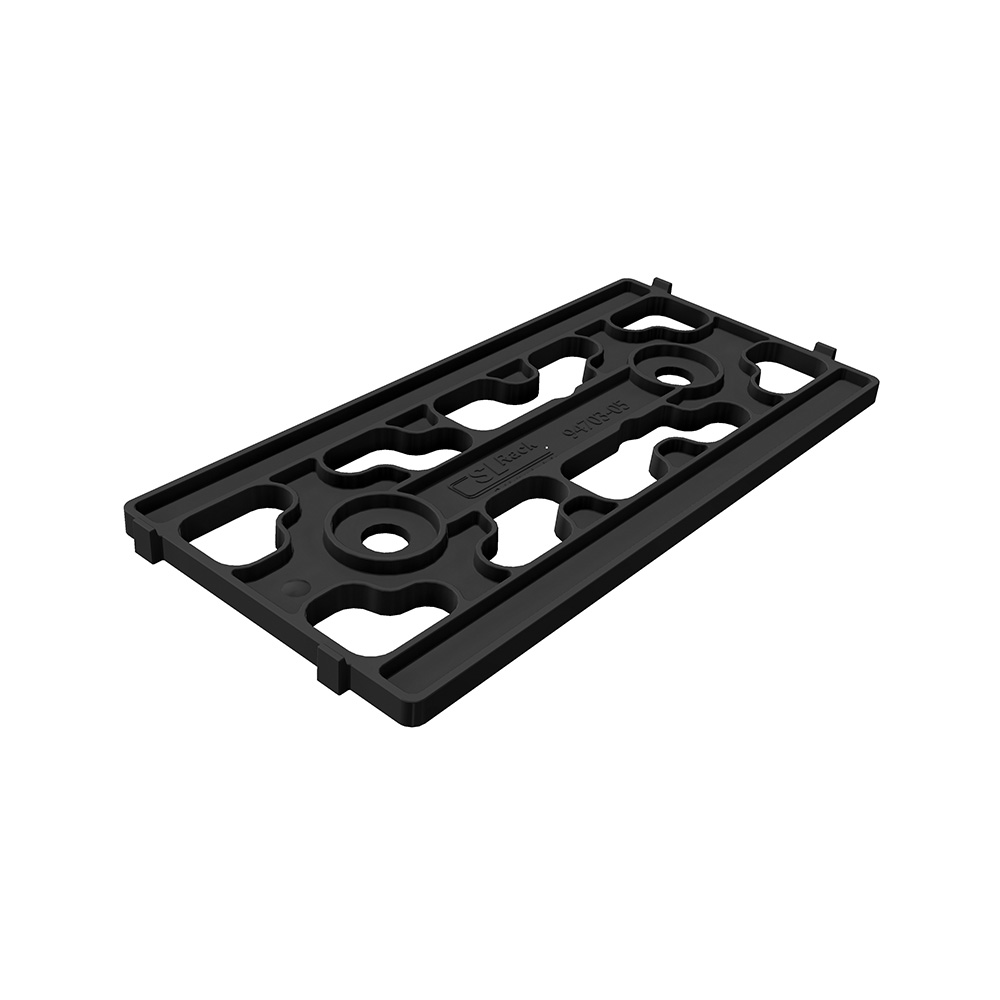 Bild von Grosse Unterlegeplatte 5mm, Kunststoff (Farbe schwarz)