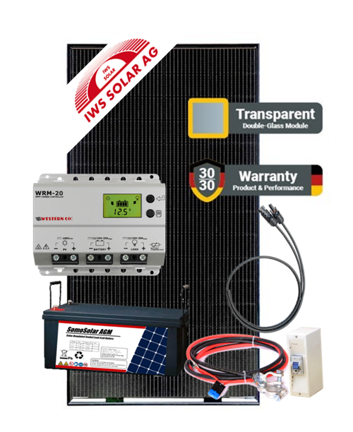 Bild von Insel Solar Set 315W Basic, 12Volt 