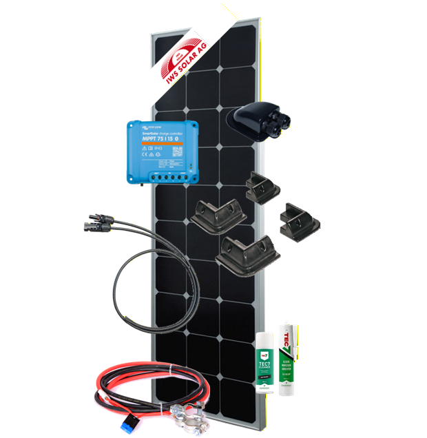 Camper Solar Set 110W Premium "schmale Version"