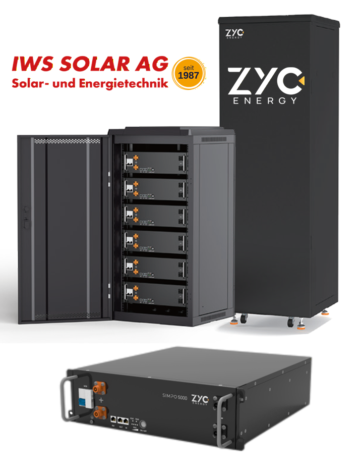 LiFePO4 Batterie SIMPO 5000, 5.12kWh