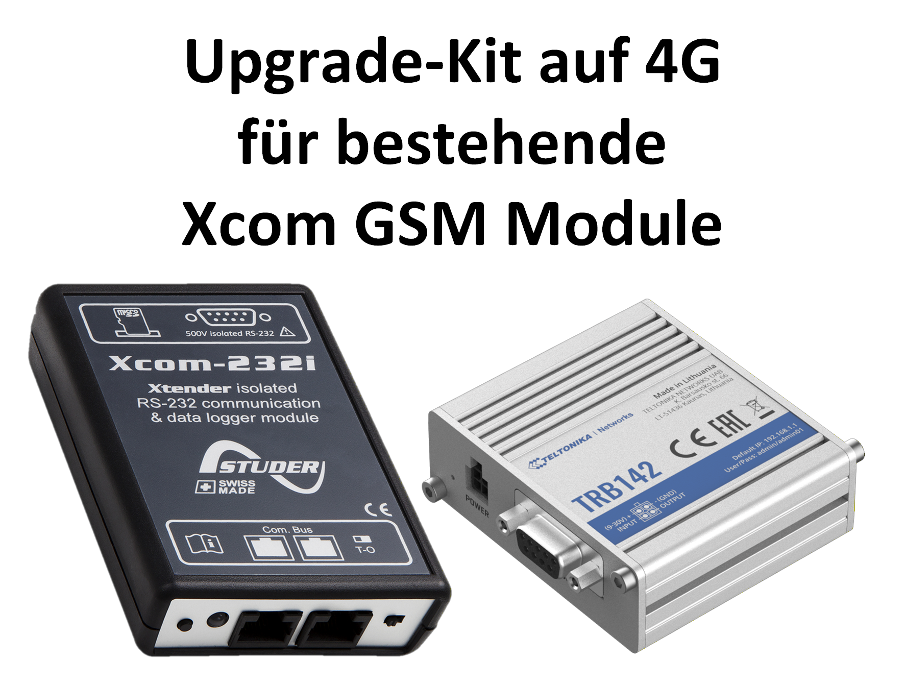 Upgrade-Kit Xcom-GSM auf Xcom-4G